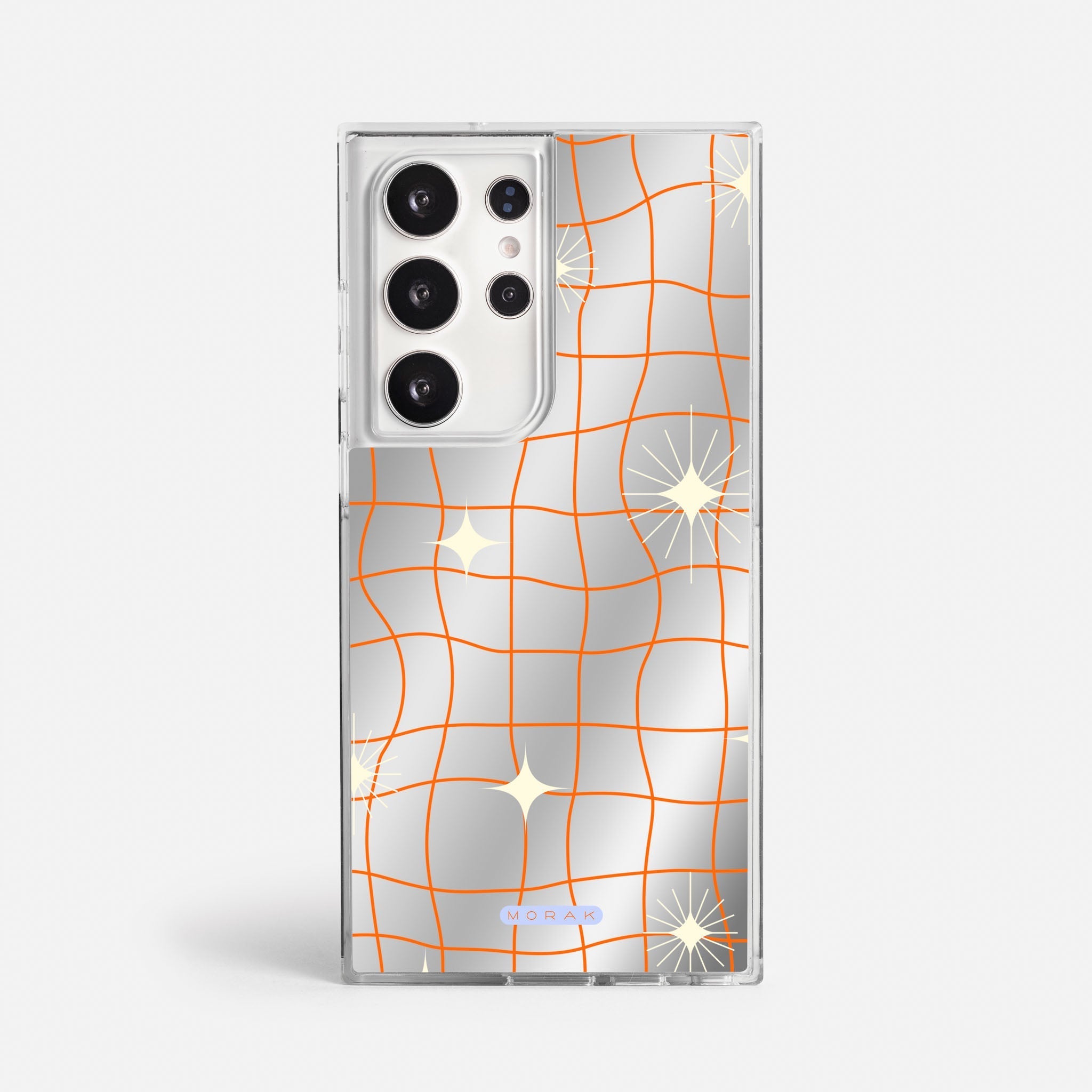 Case Cosmic Grid - Espejo Premium – Protección antigolpe | Diseño colombiano | Morak