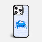 Case Funda Crab Wave - Blanco Premium Para iPhone 17-12 Samsung S26-S22