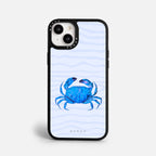 Case Funda Crab Wave - Blanco Premium Para iPhone 17-12 Samsung S26-S22