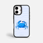 Case Funda Crab Wave - Blanco Premium Para iPhone 17-12 Samsung S26-S22