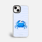 Case Funda Crab Wave - Blanco Premium Para iPhone 17-12 Samsung S26-S22