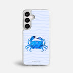 Case Funda Crab Wave - Blanco Premium Para iPhone 17-12 Samsung S26-S22
