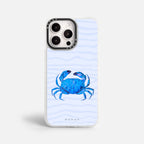 Case Funda Crab Wave - Blanco Premium Para iPhone 17-12 Samsung S26-S22