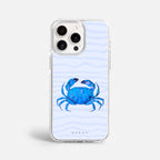 Case Funda Crab Wave - Blanco Premium Para iPhone 17-12 Samsung S26-S22