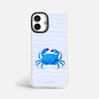 Case Funda Crab Wave - Blanco Premium Para iPhone 17-12 Samsung S26-S22