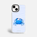 Case Funda Crab Wave - Blanco Premium Para iPhone 17-12 Samsung S26-S22