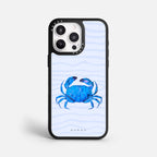 Case Funda Crab Wave - Blanco Premium Para iPhone 17-12 Samsung S26-S22