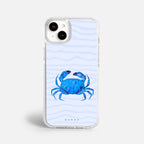 Case Funda Crab Wave - Blanco Premium Para iPhone 17-12 Samsung S26-S22