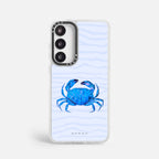 Case Funda Crab Wave - Blanco Premium Para iPhone 17-12 Samsung S26-S22