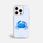 Case Funda Crab Wave - Blanco Premium Para iPhone 17-12 Samsung S26-S22