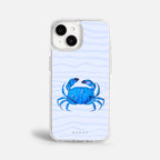 Case Funda Crab Wave - Blanco Premium Para iPhone 17-12 Samsung S26-S22