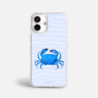 Case Funda Crab Wave - Blanco Premium Para iPhone 17-12 Samsung S26-S22