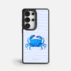 Case Funda Crab Wave - Blanco Premium Para iPhone 17-12 Samsung S26-S22