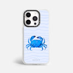 Case Funda Crab Wave - Blanco Premium Para iPhone 17-12 Samsung S26-S22
