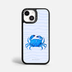 Case Funda Crab Wave - Blanco Premium Para iPhone 17-12 Samsung S26-S22