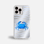 Case Funda Crab Wave - Espejo Premium Para iPhone 17-12 Samsung S26-S22