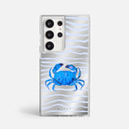 Case Funda Crab Wave - Espejo Premium Para iPhone 17-12 Samsung S26-S22