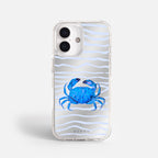 Case Funda Crab Wave - Espejo Premium Para iPhone 17-12 Samsung S26-S22