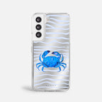 Case Funda Crab Wave - Espejo Premium Para iPhone 17-12 Samsung S26-S22
