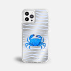Case Funda Crab Wave - Espejo Premium Para iPhone 17-12 Samsung S26-S22