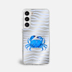 Case Funda Crab Wave - Espejo Premium Para iPhone 17-12 Samsung S26-S22