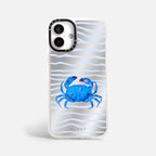 Case Funda Crab Wave - Espejo Premium Para iPhone 17-12 Samsung S26-S22