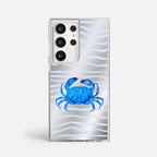 Case Funda Crab Wave - Espejo Premium Para iPhone 17-12 Samsung S26-S22