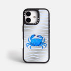 Case Funda Crab Wave - Espejo Premium Para iPhone 17-12 Samsung S26-S22