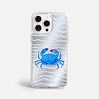 Case Funda Crab Wave - Espejo Premium Para iPhone 17-12 Samsung S26-S22
