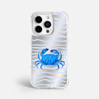 Case Funda Crab Wave - Espejo Premium Para iPhone 17-12 Samsung S26-S22