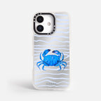 Case Funda Crab Wave - Espejo Premium Para iPhone 17-12 Samsung S26-S22