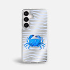 Case Funda Crab Wave - Espejo Premium Para iPhone 17-12 Samsung S26-S22