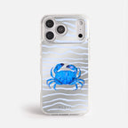 Case Funda Crab Wave - Espejo Premium Para iPhone 17-12 Samsung S26-S22