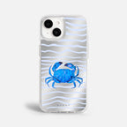 Case Funda Crab Wave - Espejo Premium Para iPhone 17-12 Samsung S26-S22