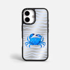 Case Funda Crab Wave - Espejo Premium Para iPhone 17-12 Samsung S26-S22