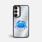 Case Funda Crab Wave - Espejo Premium Para iPhone 17-12 Samsung S26-S22