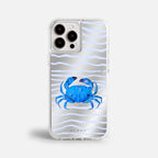 Case Funda Crab Wave - Espejo Premium Para iPhone 17-12 Samsung S26-S22