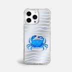 Case Funda Crab Wave - Espejo Premium Para iPhone 17-12 Samsung S26-S22