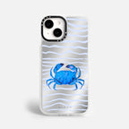 Case Funda Crab Wave - Espejo Premium Para iPhone 17-12 Samsung S26-S22