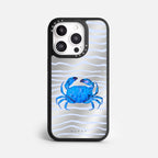 Case Funda Crab Wave - Espejo Premium Para iPhone 17-12 Samsung S26-S22