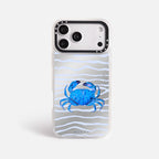 Case Funda Crab Wave - Espejo Premium Para iPhone 17-12 Samsung S26-S22