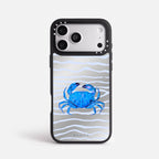 Case Funda Crab Wave - Espejo Premium Para iPhone 17-12 Samsung S26-S22
