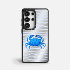 Case Funda Crab Wave - Espejo Premium Para iPhone 17-12 Samsung S26-S22
