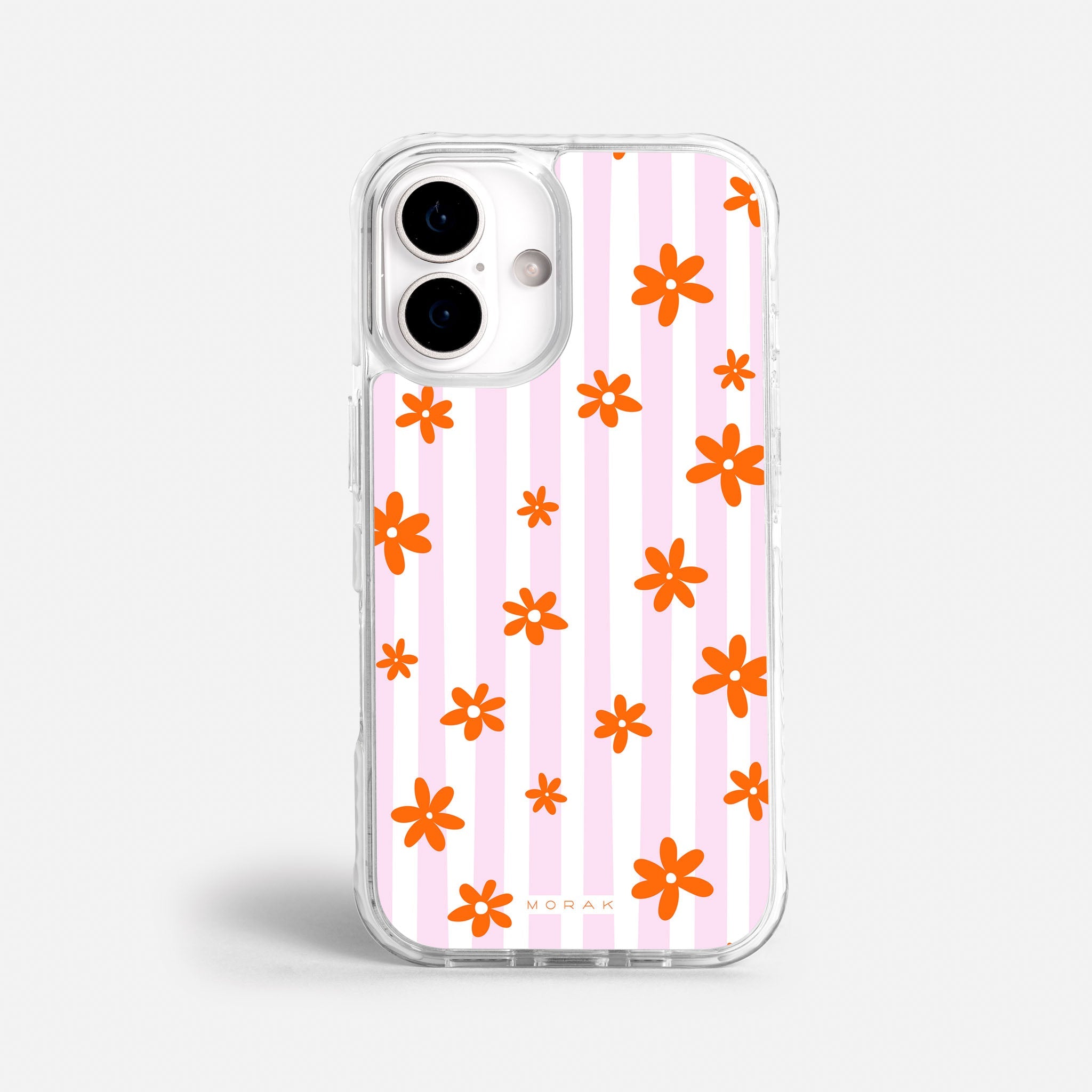 Case Florecitas - Blanco Premium – Protección antigolpe | Diseño colombiano | Morak