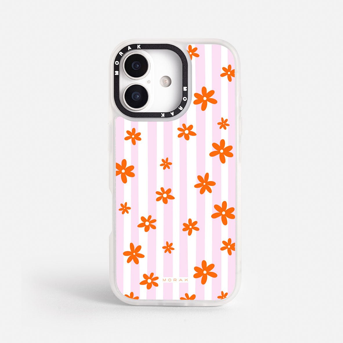 Case Florecitas - Blanco Premium – Protección antigolpe | Diseño colombiano | Morak