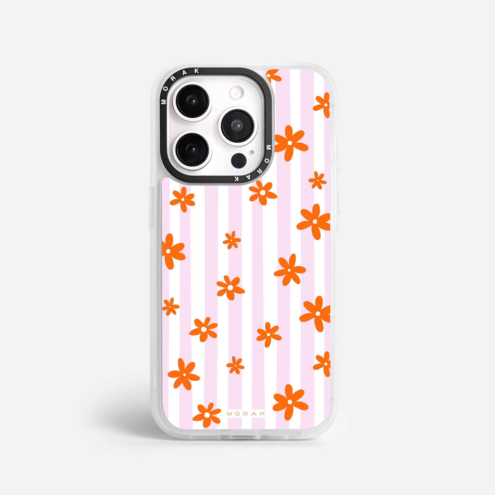 Case Florecitas - Blanco Premium – Protección antigolpe | Diseño colombiano | Morak