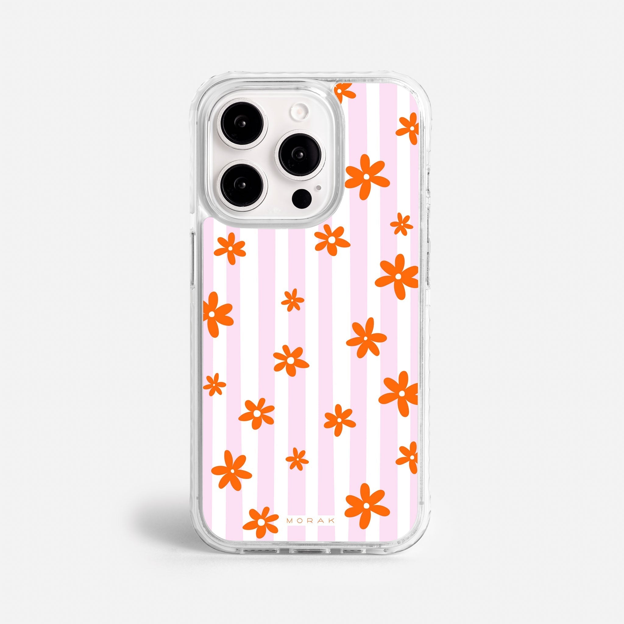 Case Florecitas - Blanco Premium – Protección antigolpe | Diseño colombiano | Morak