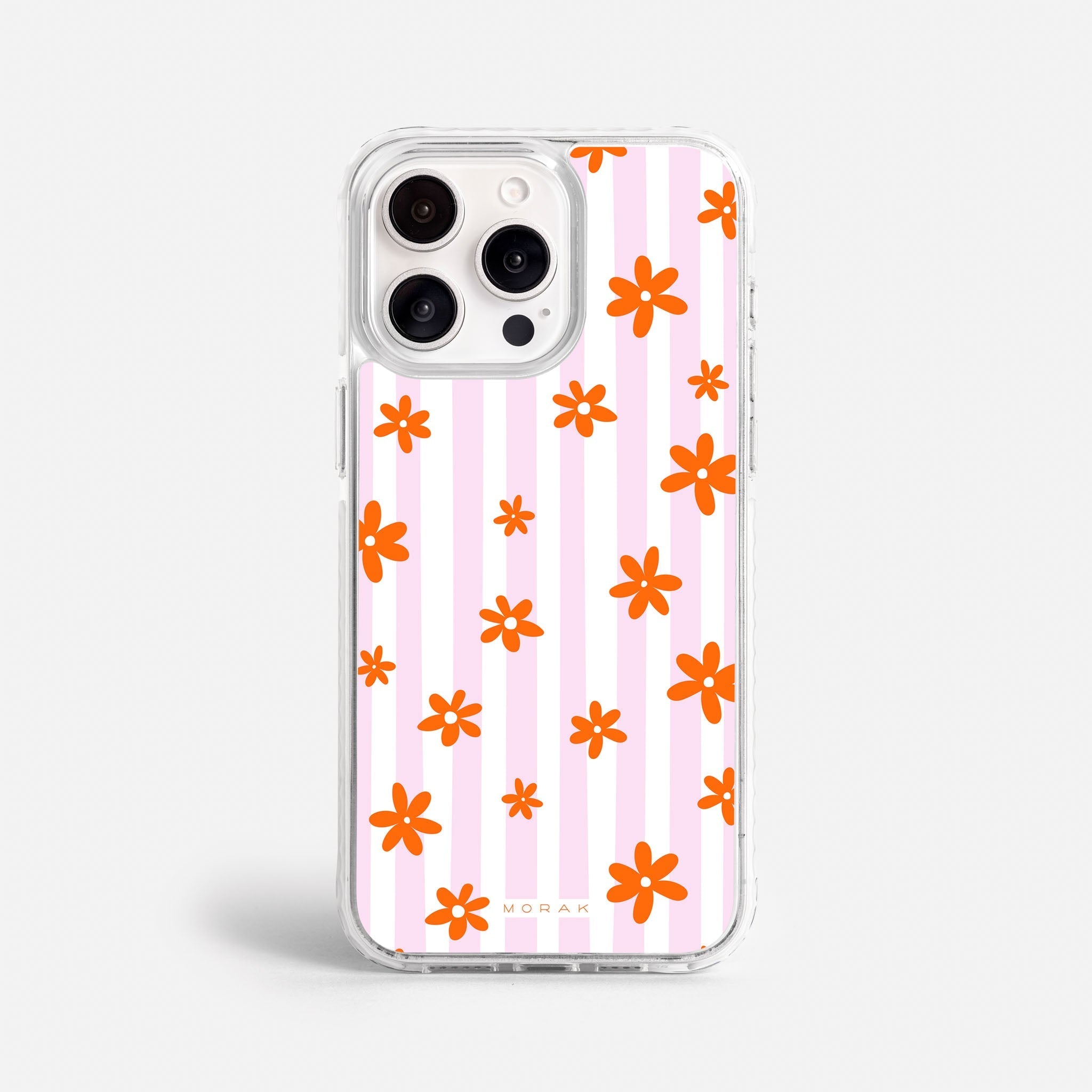 Case Florecitas - Blanco Premium – Protección antigolpe | Diseño colombiano | Morak