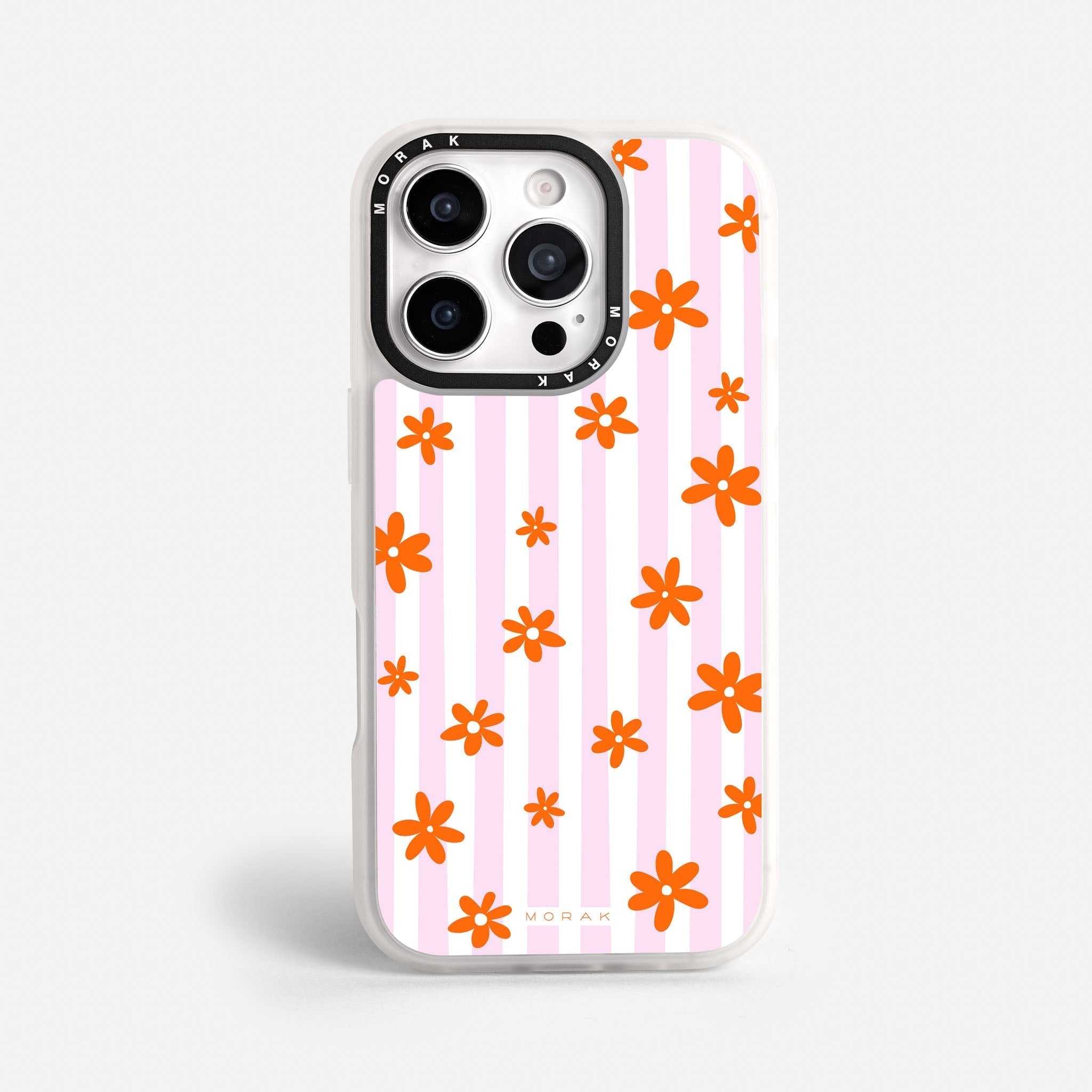 Case Florecitas - Blanco Premium – Protección antigolpe | Diseño colombiano | Morak