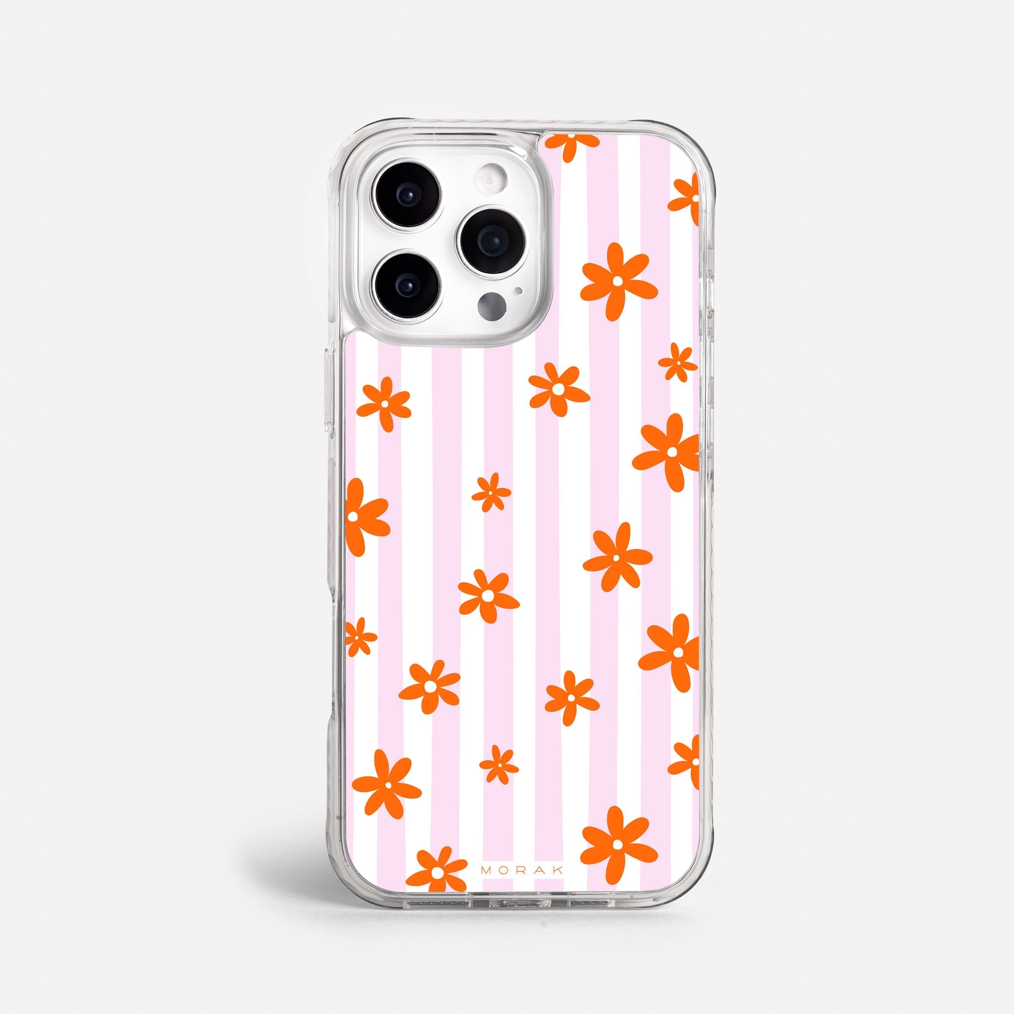 Case Florecitas - Blanco Premium – Protección antigolpe | Diseño colombiano | Morak
